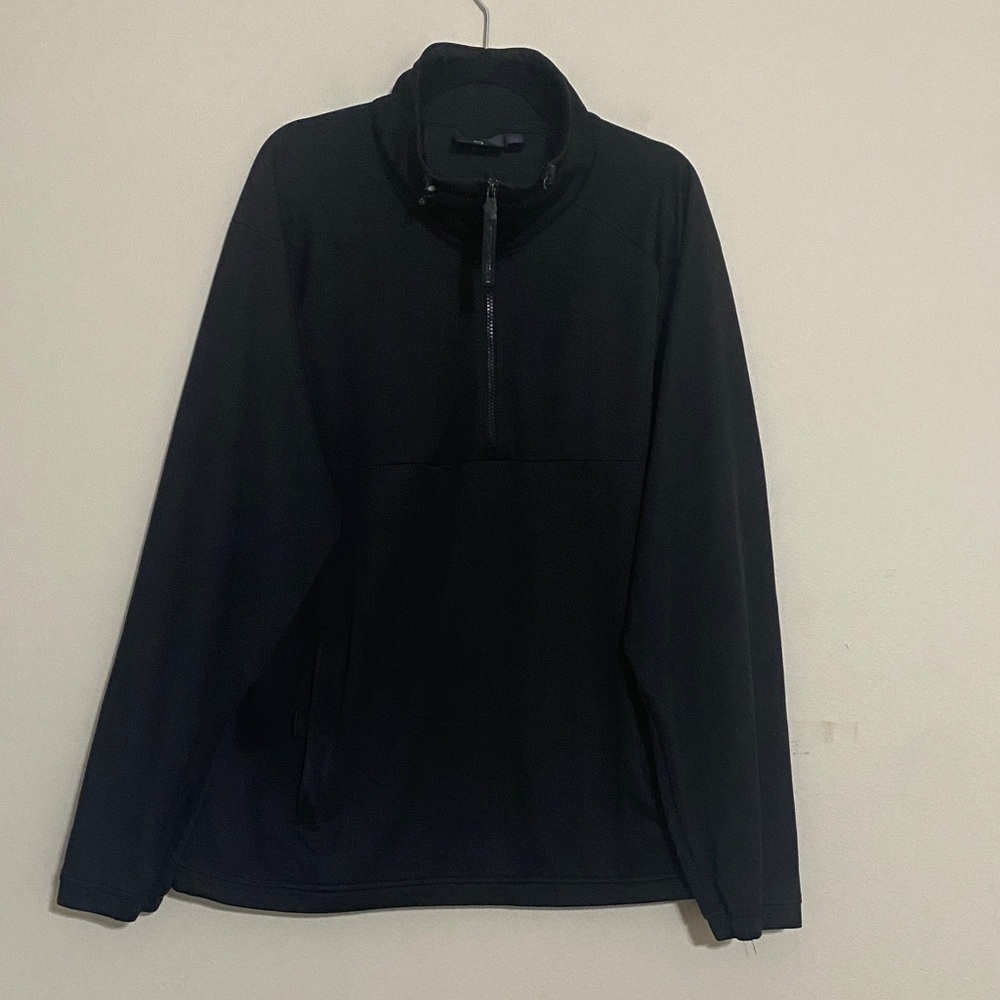 Storm Men's Black Lightweight Quarter-Zip Jacket XL/ TG outdoor hiking camp